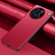 Custodia Lusso Pelle Cover QK1 per Vivo X90 Pro 5G Rosso