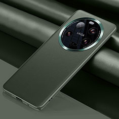 Custodia Lusso Pelle Cover QK1 per Xiaomi Mi 13 Ultra 5G Verde