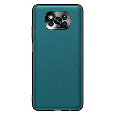 Custodia Lusso Pelle Cover QK1 per Xiaomi Poco X3 Pro Verde