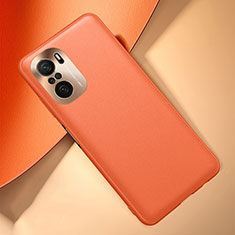 Custodia Lusso Pelle Cover QK2 per Xiaomi Mi 11X 5G Arancione