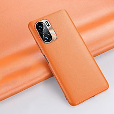 Custodia Lusso Pelle Cover QK3 per Xiaomi Mi 11X Pro 5G Arancione