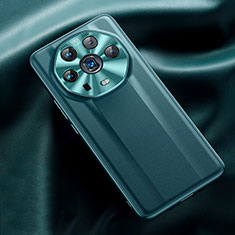 Custodia Lusso Pelle Cover QK4 per Huawei Honor Magic4 Ultimate 5G Verde