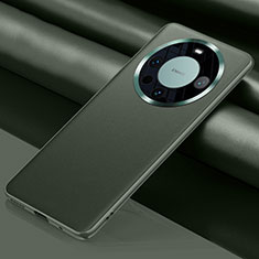Custodia Lusso Pelle Cover QK4 per Huawei Mate 60 Pro Verde