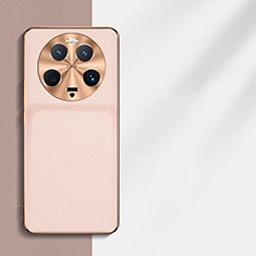 Custodia Lusso Pelle Cover QK4 per Xiaomi Mi 13 Ultra 5G Rosa