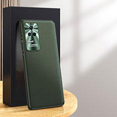 Custodia Lusso Pelle Cover QK5 per Xiaomi Redmi K50 5G Verde