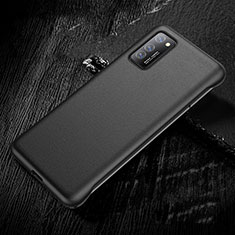 Custodia Lusso Pelle Cover R01 per Huawei Honor V30 Pro 5G Nero