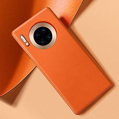 Custodia Lusso Pelle Cover R01 per Huawei Mate 30 Arancione