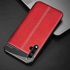 Custodia Lusso Pelle Cover R01 per Huawei Nova 5 Pro Rosso