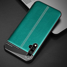 Custodia Lusso Pelle Cover R01 per Huawei Nova 5 Verde