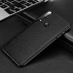 Custodia Lusso Pelle Cover R01 per Huawei Nova 5i Nero