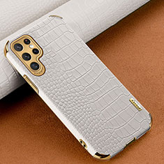 Custodia Lusso Pelle Cover R01 per Samsung Galaxy S21 Ultra 5G Bianco