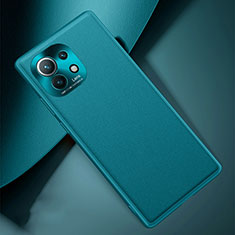 Custodia Lusso Pelle Cover R01 per Xiaomi Mi 11 Lite 5G Verde