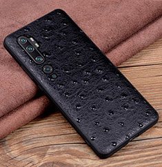 Custodia Lusso Pelle Cover R01 per Xiaomi Mi Note 10 Nero