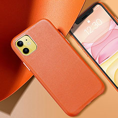 Custodia Lusso Pelle Cover R02 per Apple iPhone 11 Arancione