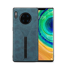 Custodia Lusso Pelle Cover R02 per Huawei Mate 30 Blu