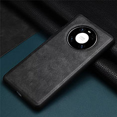 Custodia Lusso Pelle Cover R02 per Huawei Mate 40 Pro Nero