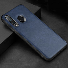 Custodia Lusso Pelle Cover R02 per Huawei Nova 4e Blu