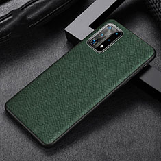 Custodia Lusso Pelle Cover R02 per Huawei P40 Pro+ Plus Verde