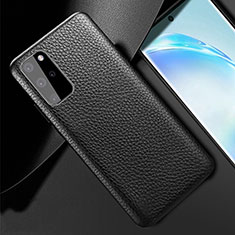 Custodia Lusso Pelle Cover R02 per Samsung Galaxy S20 Plus 5G Nero