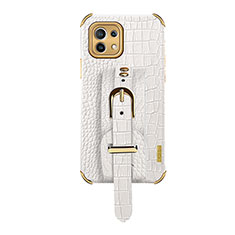 Custodia Lusso Pelle Cover R02 per Xiaomi Mi 11 5G Bianco