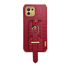 Custodia Lusso Pelle Cover R02 per Xiaomi Mi 11 5G Rosso