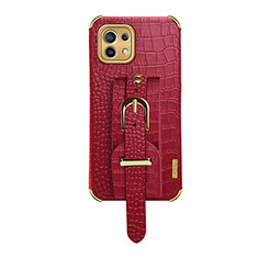 Custodia Lusso Pelle Cover R02 per Xiaomi Mi 11 Lite 4G Rosso