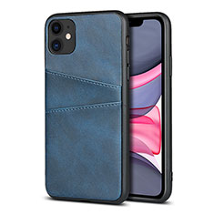 Custodia Lusso Pelle Cover R03 per Apple iPhone 11 Blu