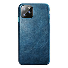 Custodia Lusso Pelle Cover R03 per Apple iPhone 11 Pro Max Blu