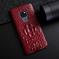 Custodia Lusso Pelle Cover R03 per Huawei Mate 20 Rosso