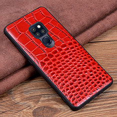 Custodia Lusso Pelle Cover R03 per Huawei Mate 20 X 5G Rosso