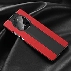 Custodia Lusso Pelle Cover R03 per Huawei Mate 40E Pro 4G Rosso