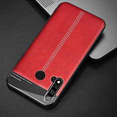 Custodia Lusso Pelle Cover R03 per Huawei Nova 5i Rosso
