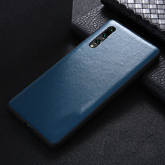 Custodia Lusso Pelle Cover R03 per Huawei P20 Pro Blu