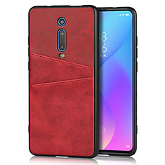 Custodia Lusso Pelle Cover R03 per Xiaomi Mi 9T Rosso