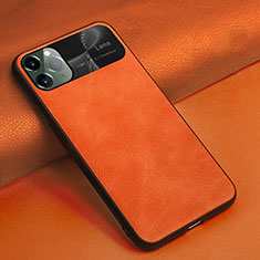 Custodia Lusso Pelle Cover R04 per Apple iPhone 11 Pro Arancione