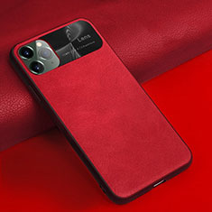 Custodia Lusso Pelle Cover R04 per Apple iPhone 11 Pro Max Rosso