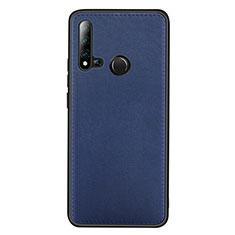 Custodia Lusso Pelle Cover R04 per Huawei Nova 5i Blu
