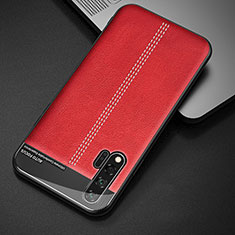 Custodia Lusso Pelle Cover R04 per Huawei Nova 6 Rosso