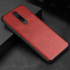 Custodia Lusso Pelle Cover R04 per Xiaomi Redmi K20 Rosso