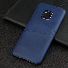 Custodia Lusso Pelle Cover R05 per Huawei Mate 20 Pro Blu