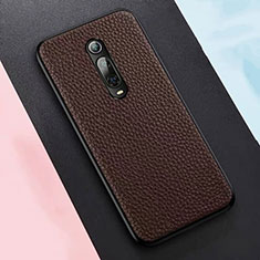 Custodia Lusso Pelle Cover R05 per Xiaomi Redmi K20 Marrone