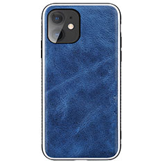 Custodia Lusso Pelle Cover R06 per Apple iPhone 11 Blu