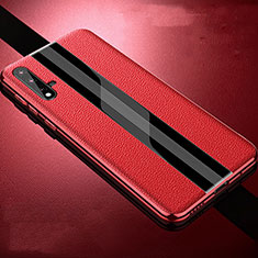 Custodia Lusso Pelle Cover R06 per Huawei Nova 5 Pro Rosso
