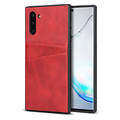 Custodia Lusso Pelle Cover R06 per Samsung Galaxy Note 10 Rosso