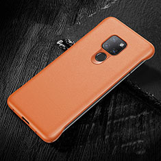 Custodia Lusso Pelle Cover R07 per Huawei Mate 20 Arancione