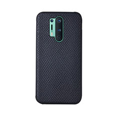 Custodia Lusso Pelle Cover R07 per OnePlus 8 Pro Nero