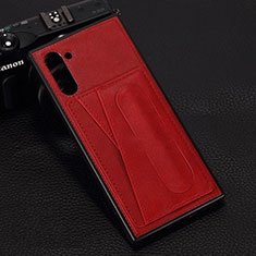 Custodia Lusso Pelle Cover R07 per Samsung Galaxy Note 10 Rosso