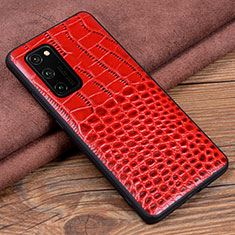 Custodia Lusso Pelle Cover R08 per Huawei Honor View 30 5G Rosso