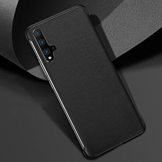 Custodia Lusso Pelle Cover R08 per Huawei Nova 5 Nero