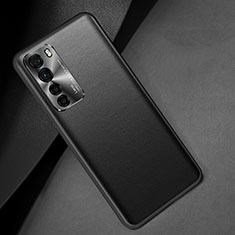 Custodia Lusso Pelle Cover R08 per Huawei Nova 7 SE 5G Nero